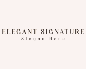 Elegant Luxury Business logo design