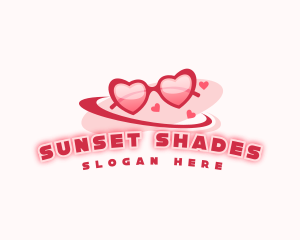 Heart Shades Eyewear logo design