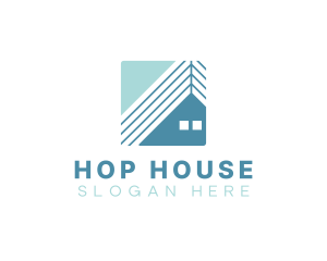 House Roof Building logo design