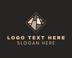 Basic - Floor Plank Tile logo design