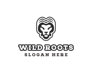 Wild Animal Lion logo design