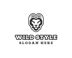 Wild Animal Lion logo design