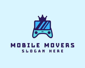 Mobiel Controller Crown logo design