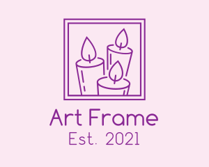 Purple Candle Frame logo