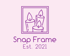 Purple Candle Frame logo