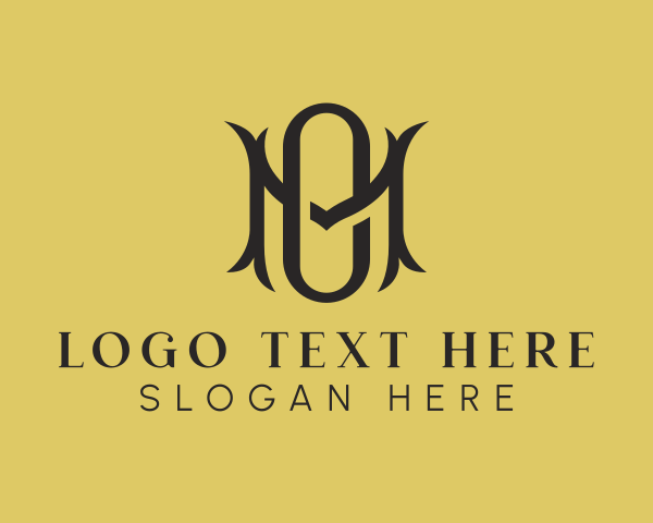 Letter Om logo example 3