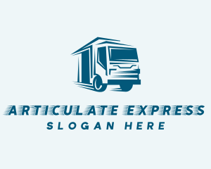 Express Truck Shipment logo design