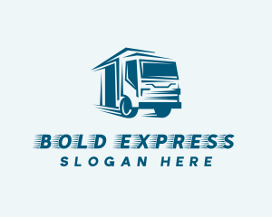 Express Truck Shipment logo design