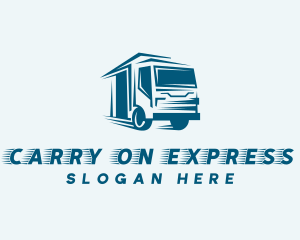 Express Truck Shipment logo design