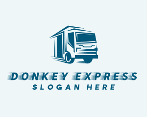 Express Truck Shipment logo design