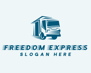 Express Truck Shipment logo design