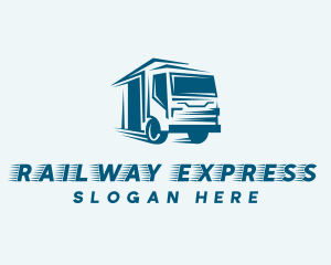 Express Truck Shipment logo design