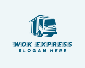 Express Truck Shipment logo design