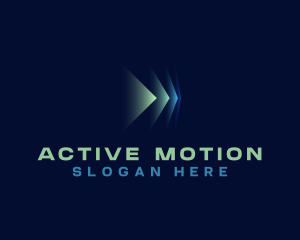 Triangle Motion Tech logo design