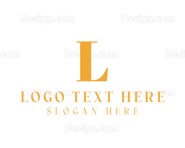 Professional Serif Company Logo