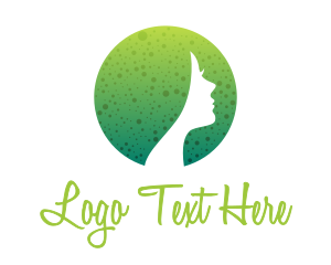 Round - Round Dotted Female logo design