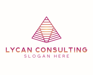 Architect Agency Pyramid logo design