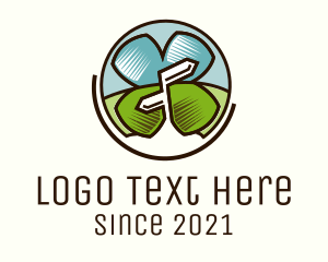 Clover Leaf Direction Signage logo