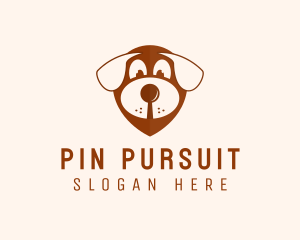 Dog Location Pin logo