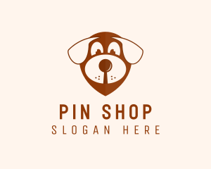 Dog Location Pin logo