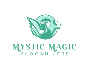 Mythical Fairy Goddess logo design