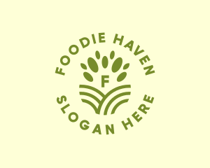 Nature Farm Agriculture logo design