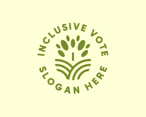 Nature Farm Agriculture logo design