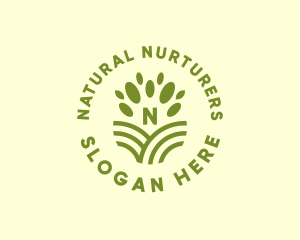 Nature Farm Agriculture logo design