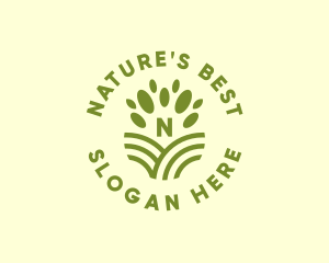 Nature Farm Agriculture logo design