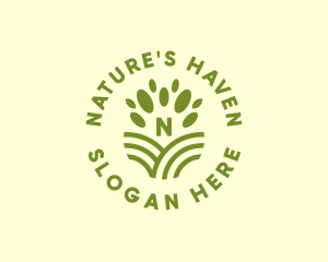 Nature Farm Agriculture logo design