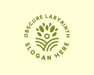 Nature Farm Agriculture logo design