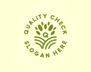 Nature Farm Agriculture logo design