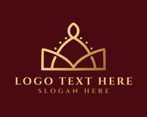 Gold Regal Crown logo