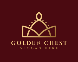 Gold Regal Crown logo design