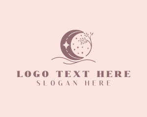 Boho Crescent Moon Logo