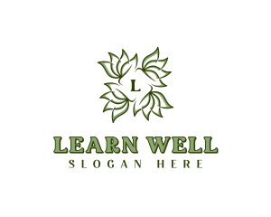 Organic Vegan Wellness logo design