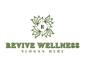 Organic Vegan Wellness logo design