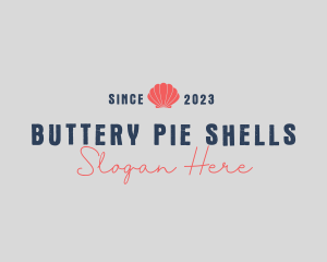 Hipster Simple Shell logo design