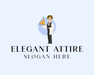 Restaurant Formal Waiter logo design