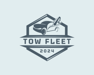 Towing Truck Wrecker logo design