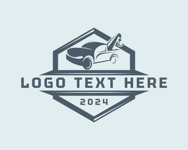 Towing Truck logo example 3