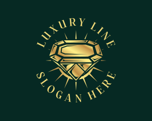 Luxury Diamond Jewelry logo design