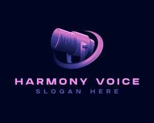 Mic Microphone Sing logo design