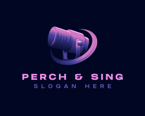 Mic Microphone Sing logo design