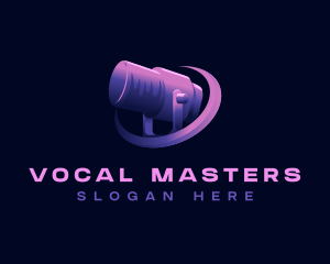 Mic Microphone Sing logo design