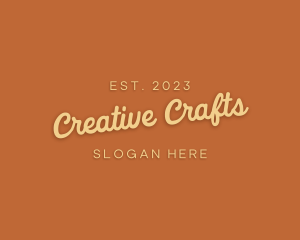 Cursive Craft Store logo design