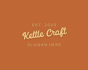 Cursive Craft Store logo design