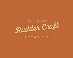 Cursive Craft Store logo design