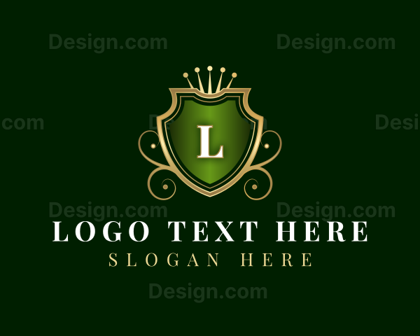 Royal Crown Shield Luxury Logo