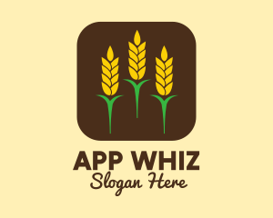 Corn Grain Mobile App logo design